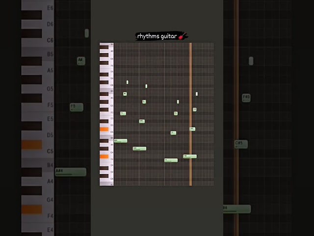 how to make a guitar melody in fl studio #producer #beat #guitar #piano #flstudio #cubase #video