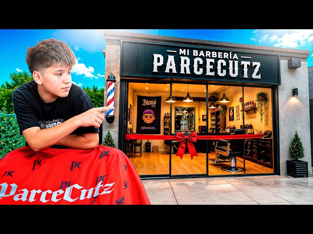 THIS IS MY BARBERSHOP AT 13 YEARS OLD💈🦾