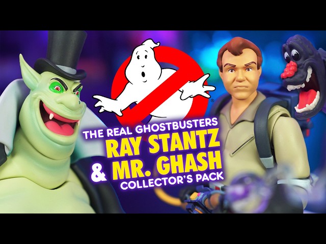 The Real Ghostbusters Ray Stantz & Mr. Ghash | MONDO UNBOXING