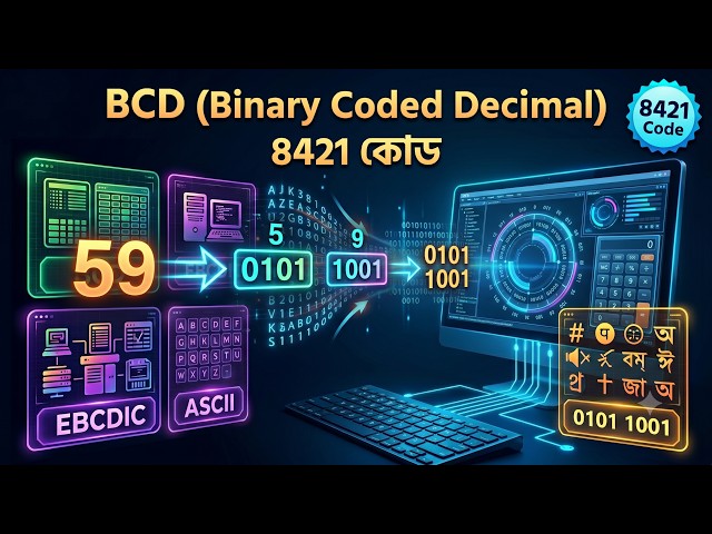 BCD (Binary Coded Decimal) | 8421 Code Concept | Definition & Example | HSC ICT Chapter 2