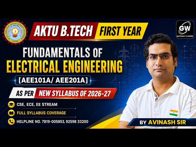 2026-27 FEE Syllabus Introduction AKTU B.Tech First Year I By Avinash Sir I AKTU