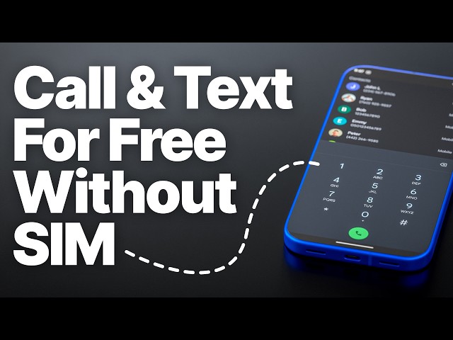 How to Call and Text for FREE on Android Without a SIM Card (Get a Real Phone Number)