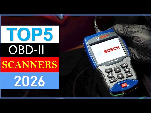 Top 5 Best Automotive OBD-II Scanners in 2026