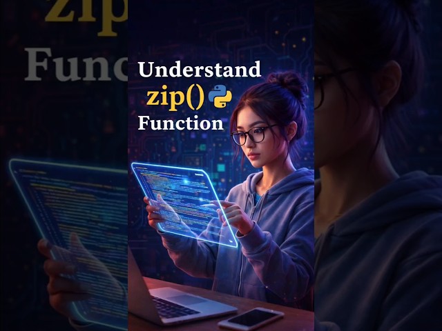 Python zip() Function Explained in 30 Seconds 🐍⚡ #shorts