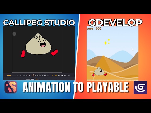 Hand-Drawn Animation to Playable Game Character | No Coding Required