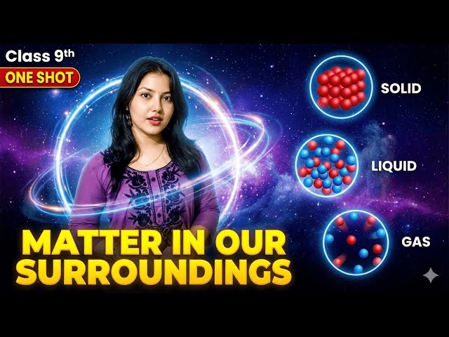 Class 9 Chemistry Ch 1 | Matter in Our Surroundings | Important Questions 2026