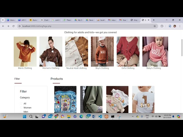 Web-based Ecommerce Platform | PHP MySQL | Admin & Seller Panel | FYP Project (Part 1)
