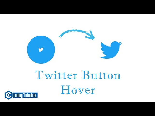Twitter Hover Button | Coding Tutorials #Twitter #Hover #Codingtutorials