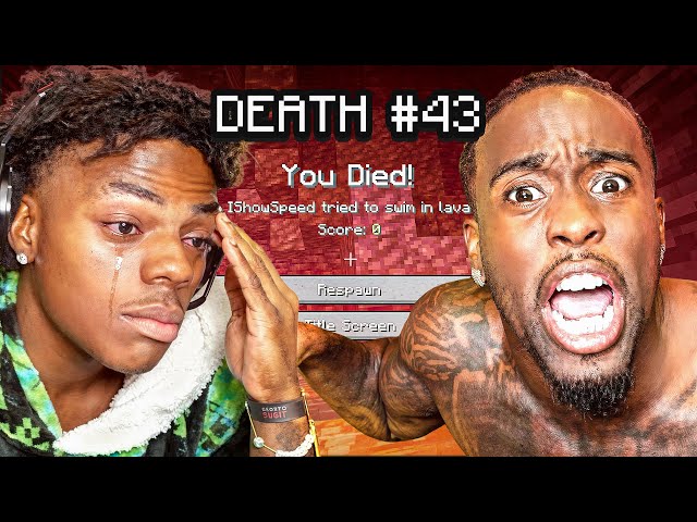 Everytime iShowSpeed & Kai Cenat Died In HARDCORE Minecraft..