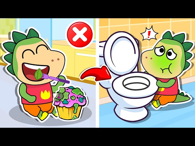 😵 Spike Ate Something Bad! 🔍 What’s Going on in His Tummy? 🧪 Fire Spike Kids Stories