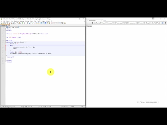 35. JavaScript Do-While Loop