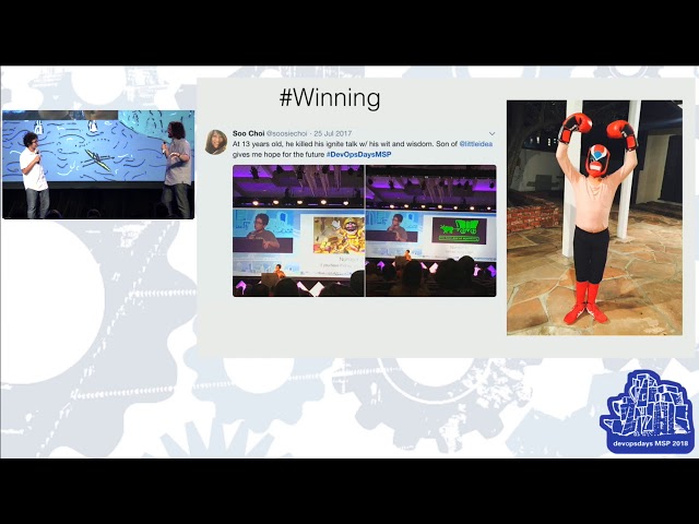 devopsdays Minneapolis 2018 Thabit & Andrew Clay Shafer - Changing the Game - Production Diaries
