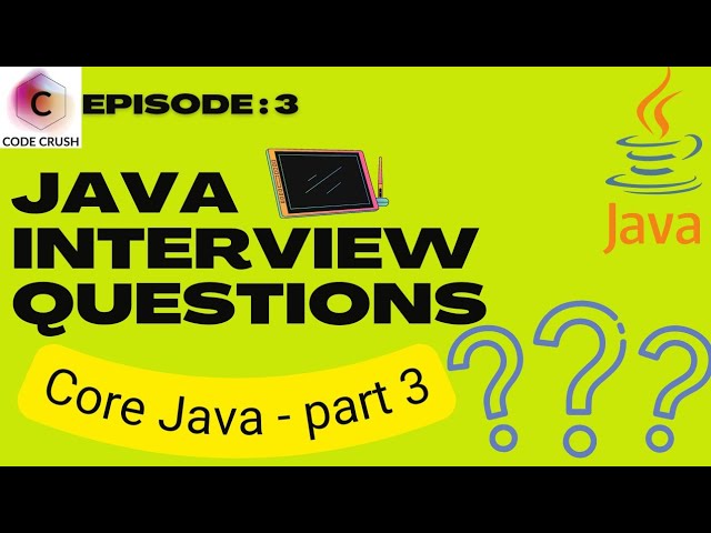 Java Interview Questions And Answers | Core Java | Local And Instance Variable | Static Block
