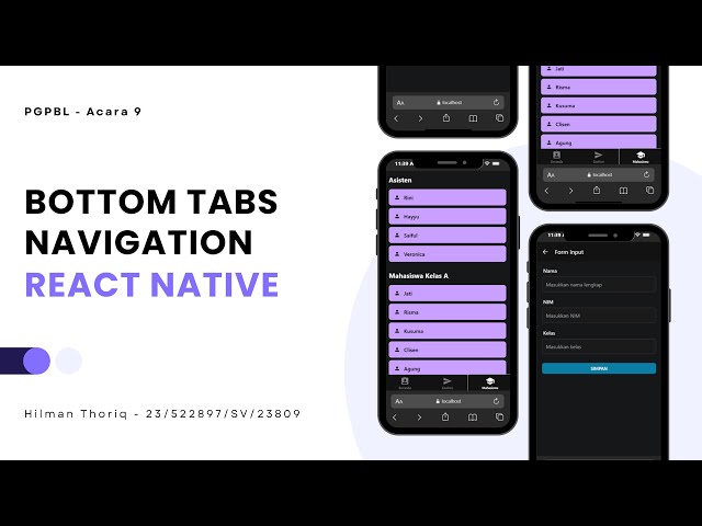 PGPBL 9 - BOTTOM TAB NAVIGATION REACT NATIVE