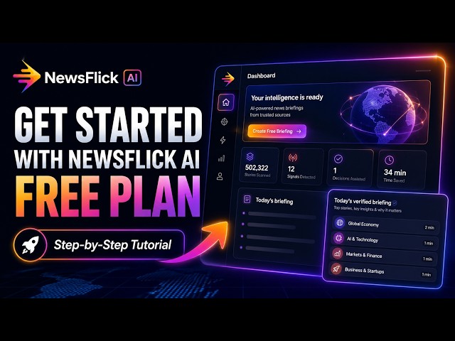 NewsFlick.ai Tutorial: Get Started with the FREE Plan | Complete Setup Guide
