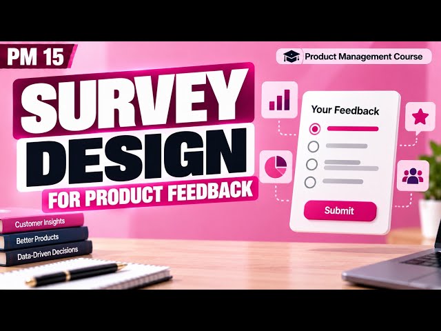 PM 15 | Survey Design for Product Feedback | Product Management Course | Uplatz