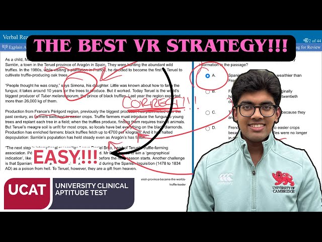The Game-Changing VR Strategy No UCAT Guide Tells You!!!