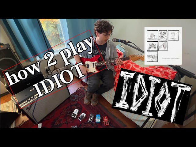 how to play 'idiot' by teen suicide on guitar