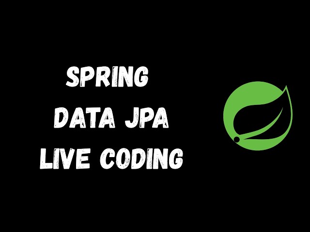 Spring Data JPA Live Coding with TDD