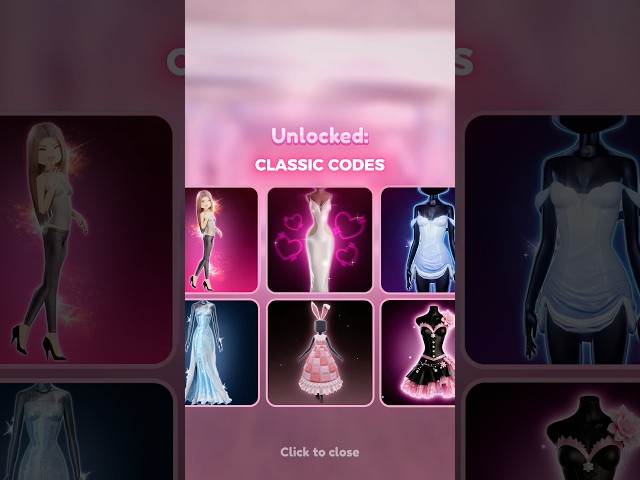 EVERY CLASSIC CODE IN DRESS TO IMPRESS #dresstoimpress