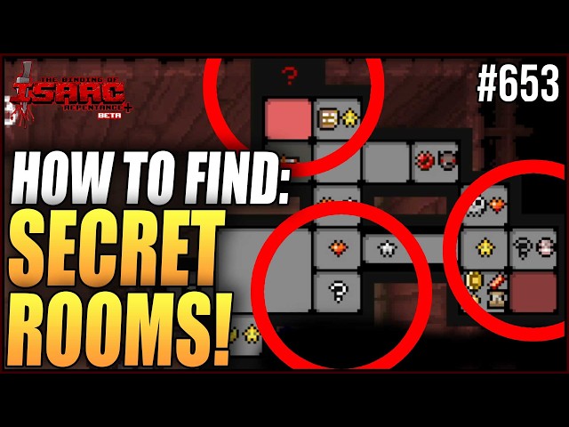 How to find SECRET ROOMS in The Binding Of Isaac