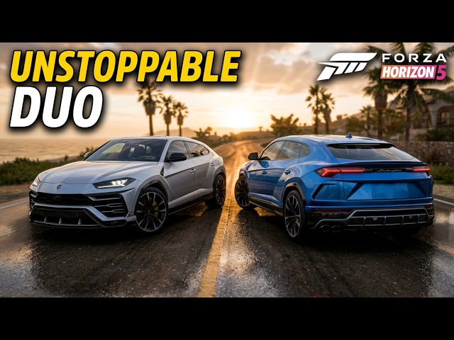 WE DOMINATE FORZA HORIZON 5 WITH 2 LAMBORGHINI URUS 🔥 (feat. Amir & Zeyad)