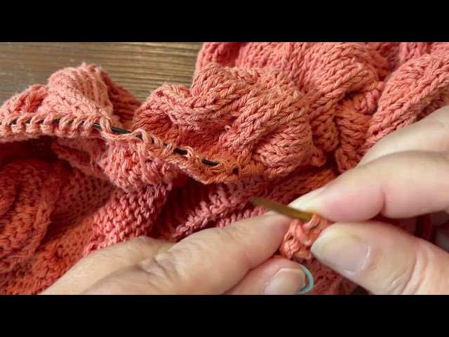How To Knit A Button Band