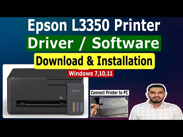 Epson L3350 Printer Software / Driver Download & Installation I Full Setup Video Without CD