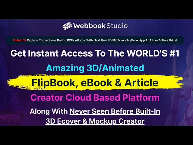 WebBook AI Studio Review & Demo + Bonuses 🎁👇