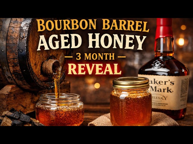 Bourbon Barrel Aged Honey – The 3 Month Reveal 🍯🥃