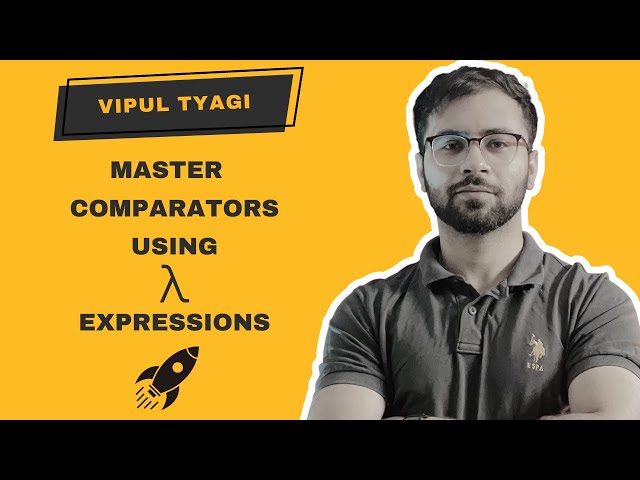 How to use comparator in java using lambda expression