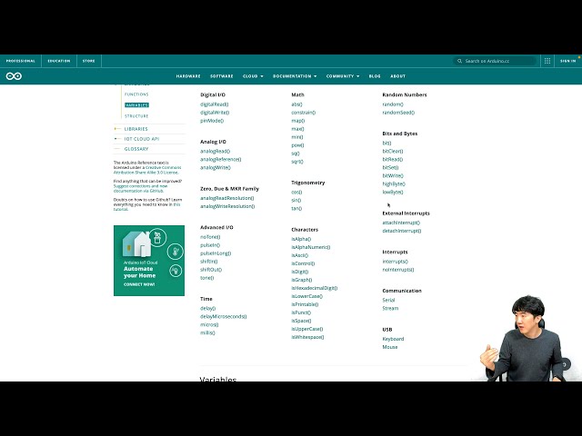Arduino basic methods
