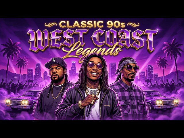 West Coast Hip Hop 🌙 90s Rap & Chill G-Funk
