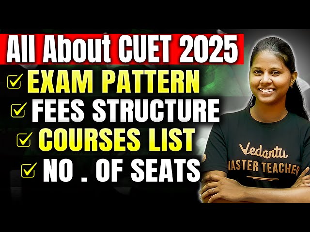 All About CUET 2025 | Exam Pattern, Fees Structure Etc. | Janasruthi Ma'am