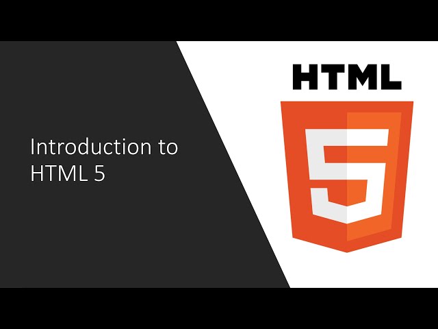 Introduction to HTML: Tags, Attributes, and Values