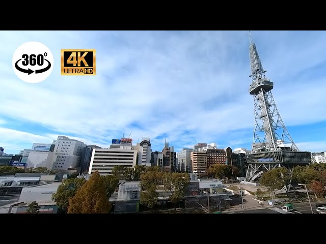 【4K・360°】The symbol of Oasis21 is Spaceship-Aqua, a representative landmark of Japan @LIVEJAPANGuide