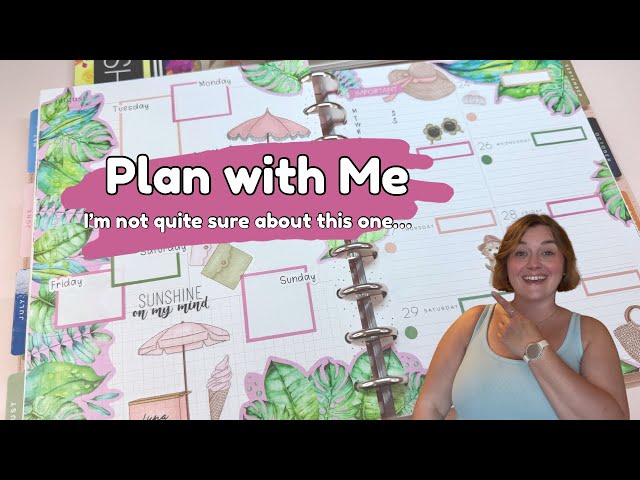 Plan with Me // Classic Dashboard Happy Planner // August 24th - 30th