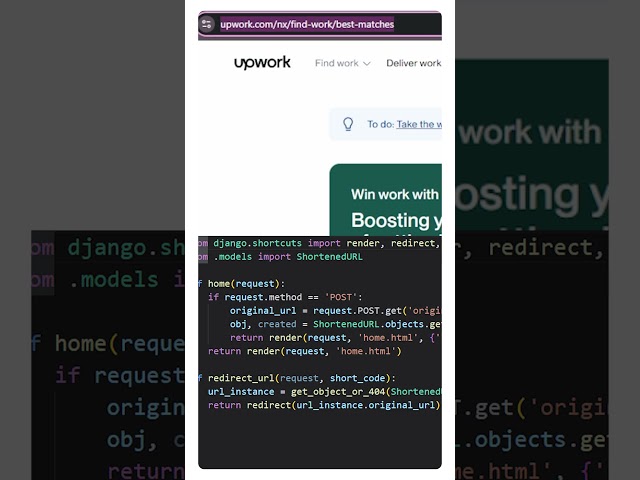 Make short URL link #coding #frontendcourse #webdevelopment