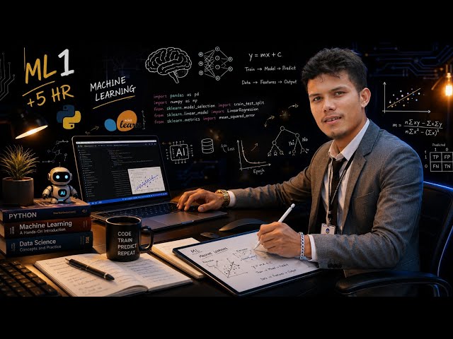 Machine Learning for Beginners | Complete Course in Nepali | Part 1 | 5+ Hours