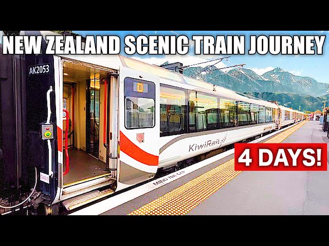 🇳🇿4 DAYS on New Zealand’s First Class Train Journey (Auckland→Christchurch) | Kiwi Rail