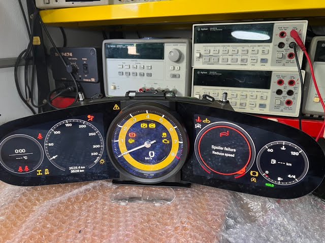 #992turbos Test  speedometer, instrument panel  For Porsche 992