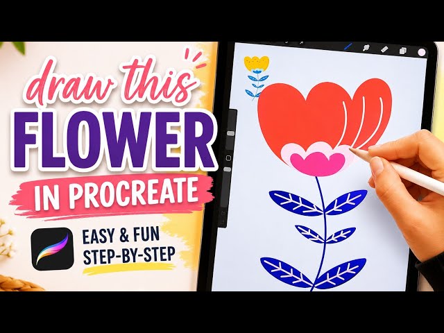 Draw This Beautiful Flower in Procreate 🌸 