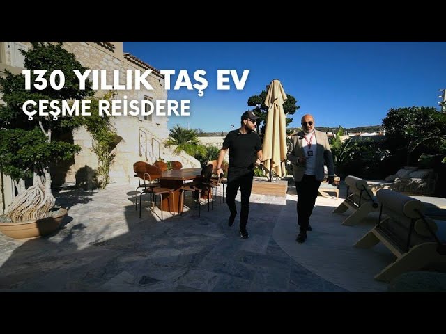 Satılık Çeşme Reisdere'de 130 Yıllık Rüya Gibi Taş Ev