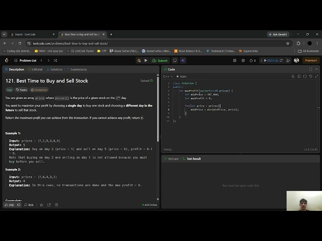 LeetCode #121: Best Time to Buy and Sell Stock | Greedy Explained | Easy C++ Solution