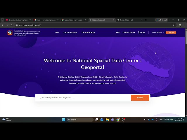 How to Download GIS Data from Nepal National GeoPortal | Free Shapefiles, Maps & Spatial Data