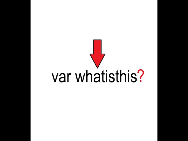 Why is THIS a bad variable name? | Beginner | Decode The Part