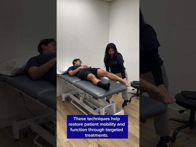 Physical Therapist Assistant students practice proprioceptive neuromuscular facilitation!