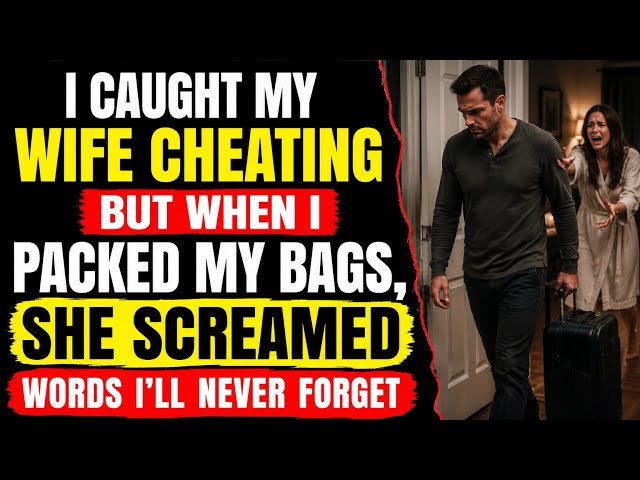 Caught My Wife Cheating But When I Packed My Bags, She Screamed Words I'll Never Forget