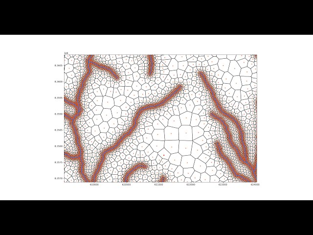Tutorial to create a geospatial Voronoi-sh mesh with Python, Scipy and Geopandas