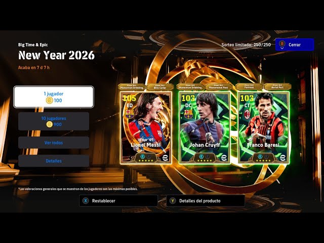 ⚽PRIMER DIRECTO DEL AÑO ⚽/  EFOOTBALL 2026